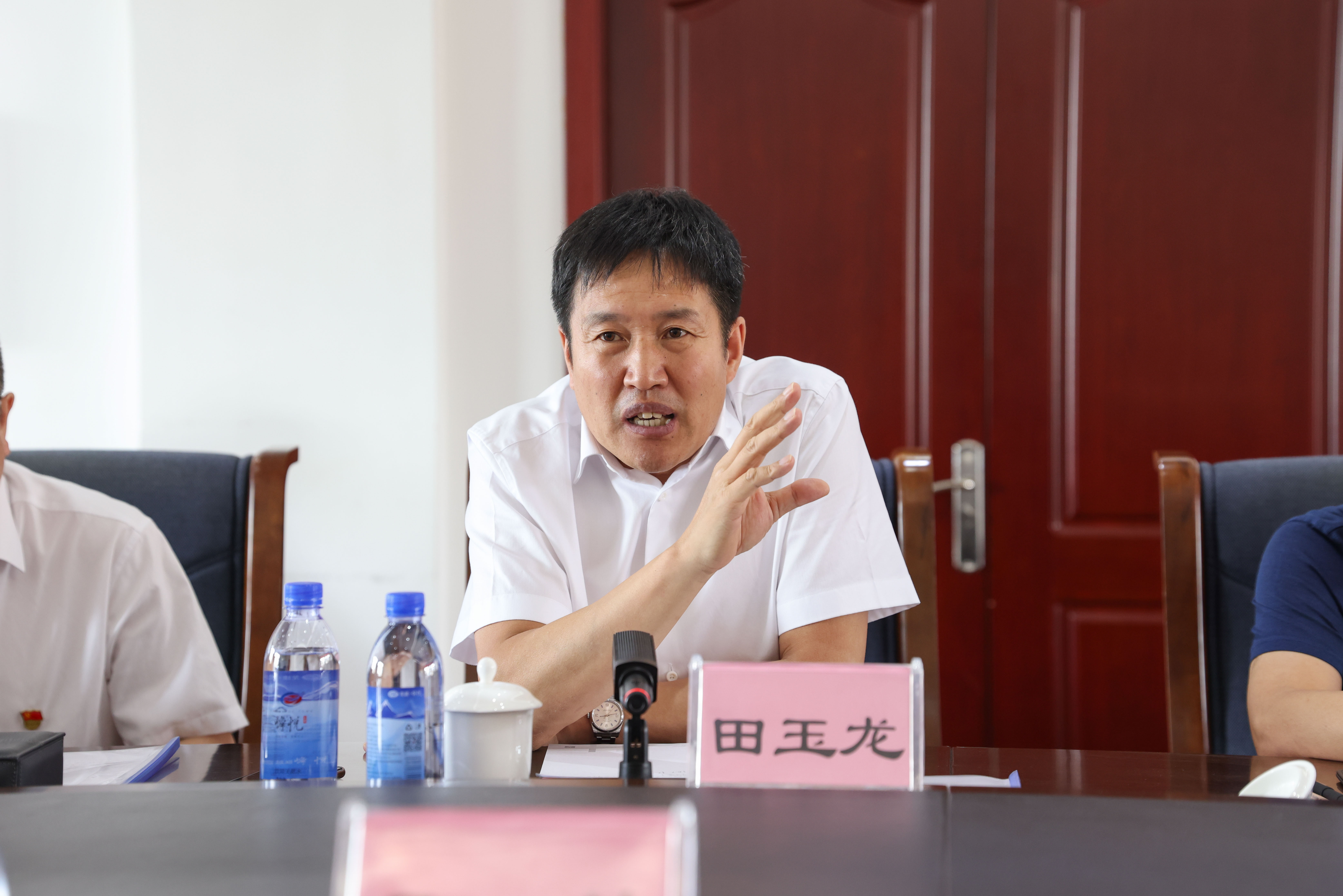 黑龙江省商务厅副厅长孟林、王东一行深入PA视讯调研座谈(图4)