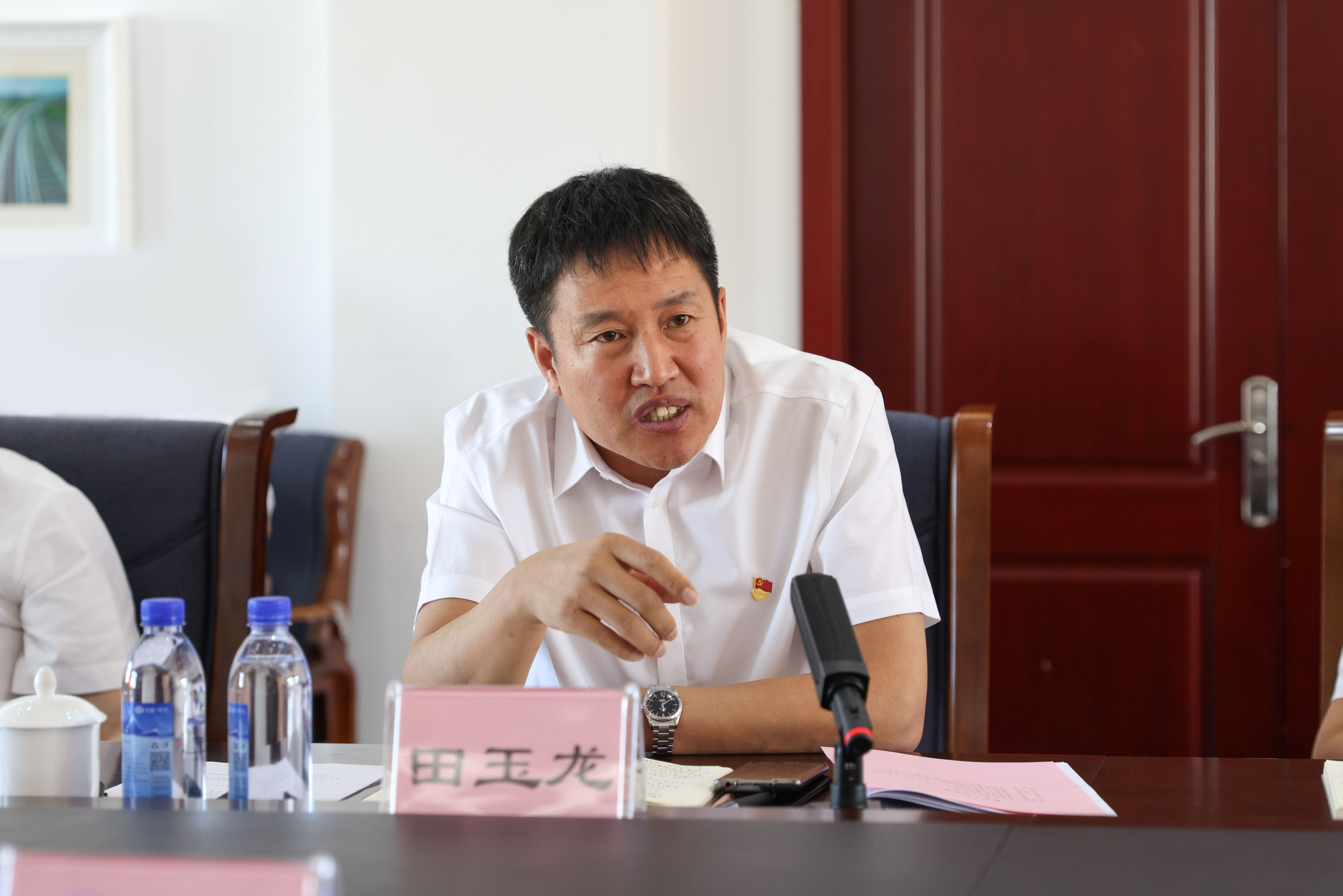 省发改委、省国资委混合所有制调研组深入 PA视讯调研指导(图5)