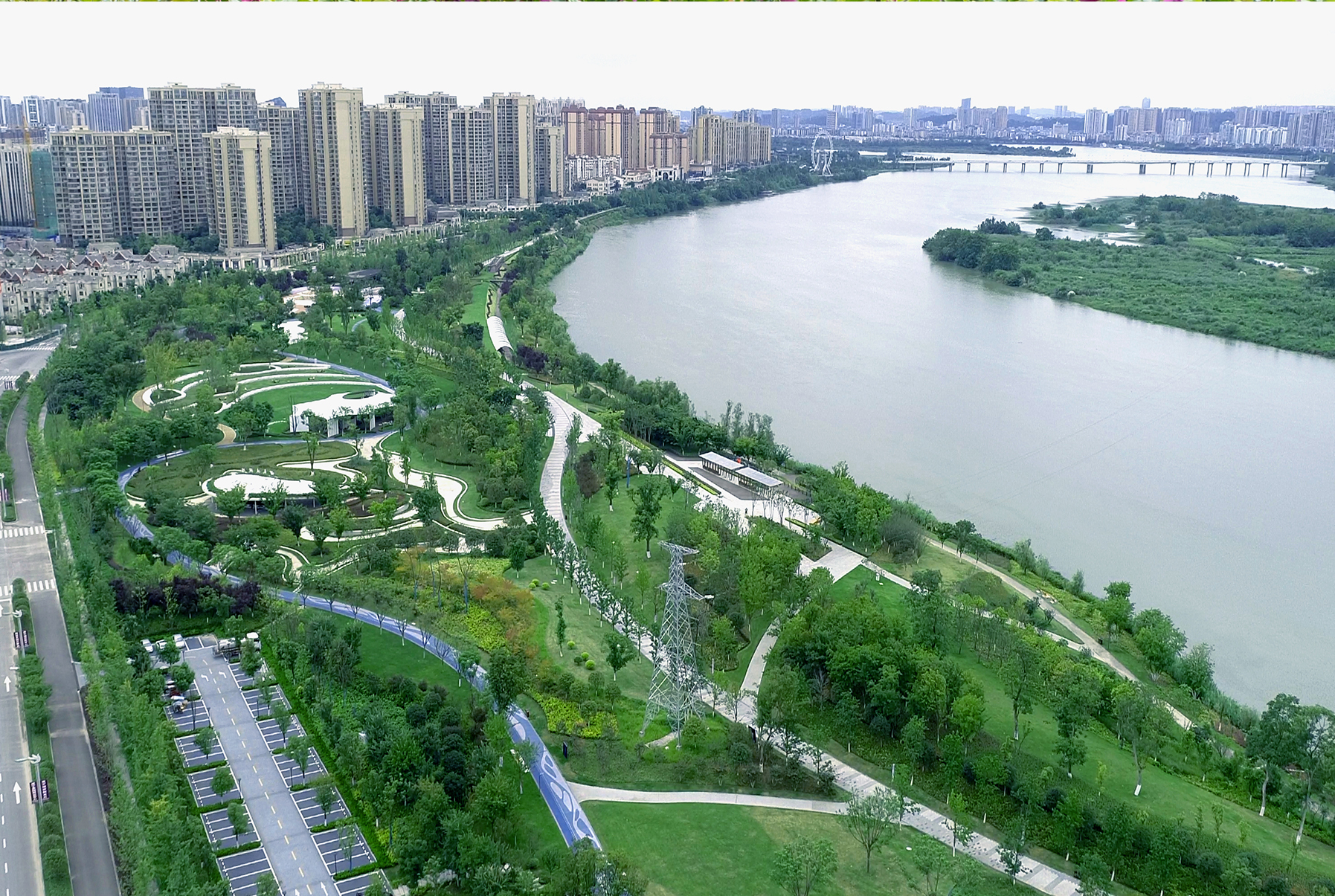 遂宁市河东新区海绵城市建设五彩缤纷北路景观带PPP项目获得国家优质工程奖(图4)