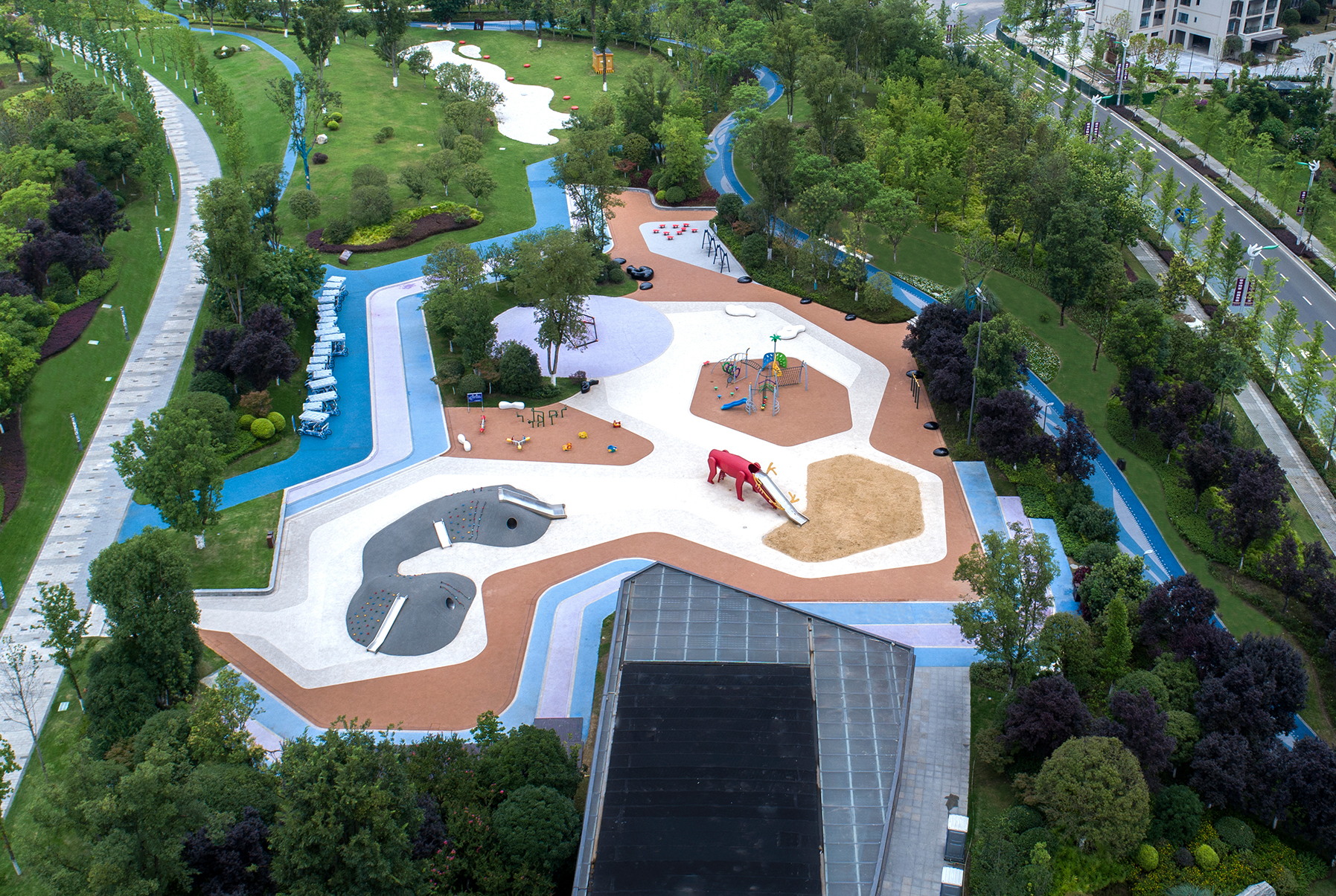 遂宁市河东新区海绵城市建设五彩缤纷北路景观带PPP项目获得国家优质工程奖(图5)