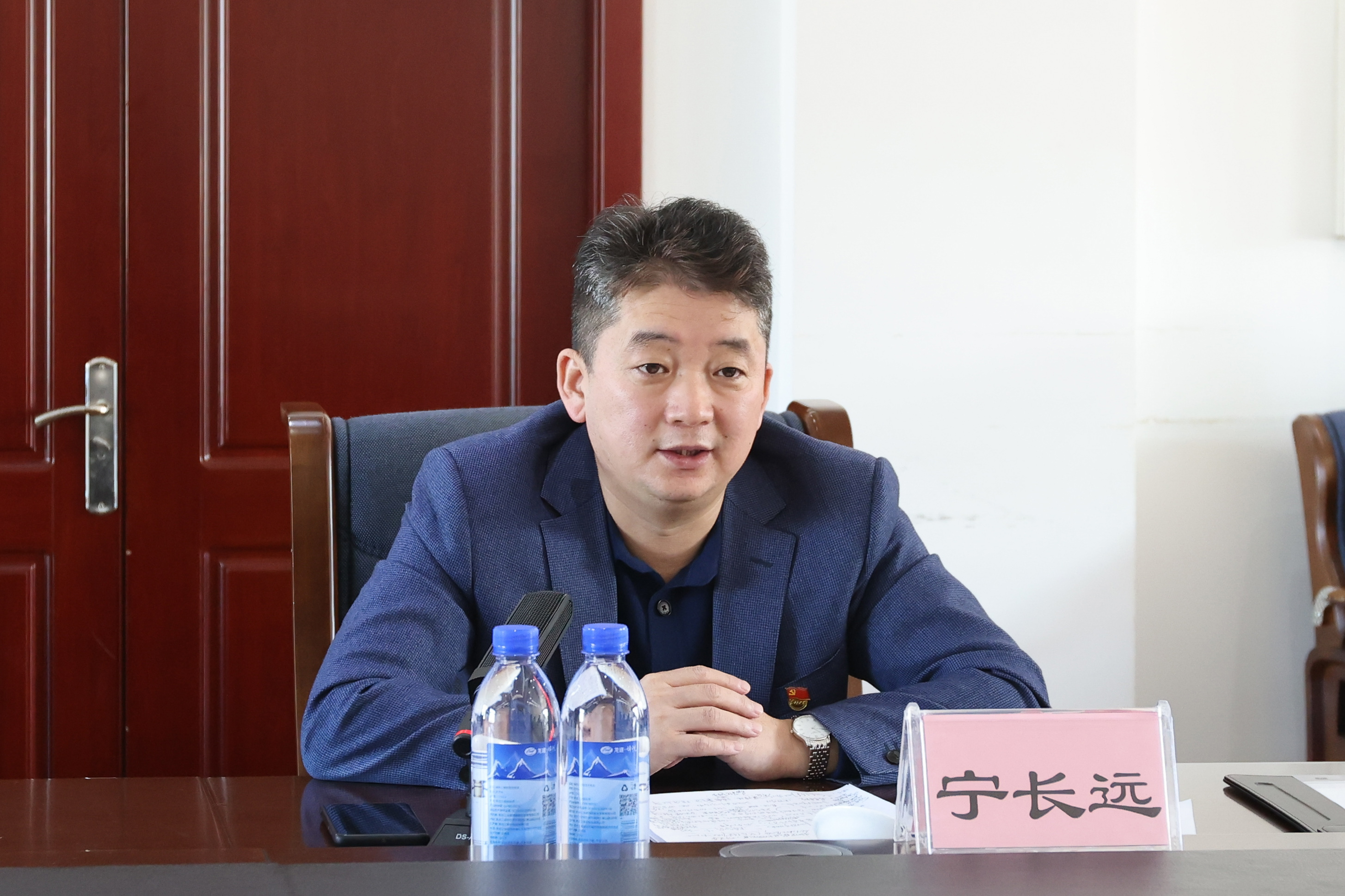 建投集团总经理助理李海智一行深入公司座谈交流(图6)