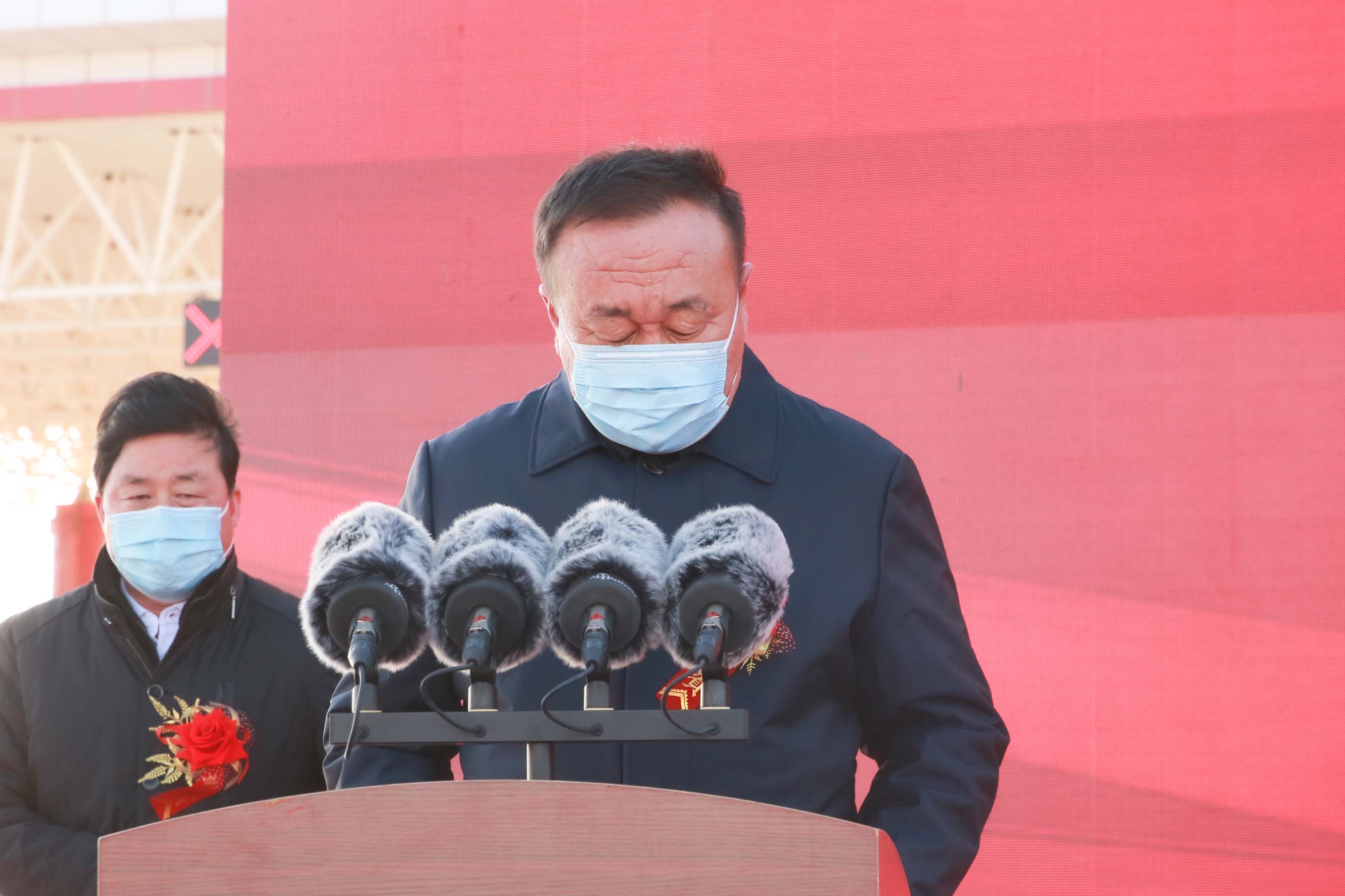 公司承建的内蒙古国道213线达航段公路正式宣告通车(图4)