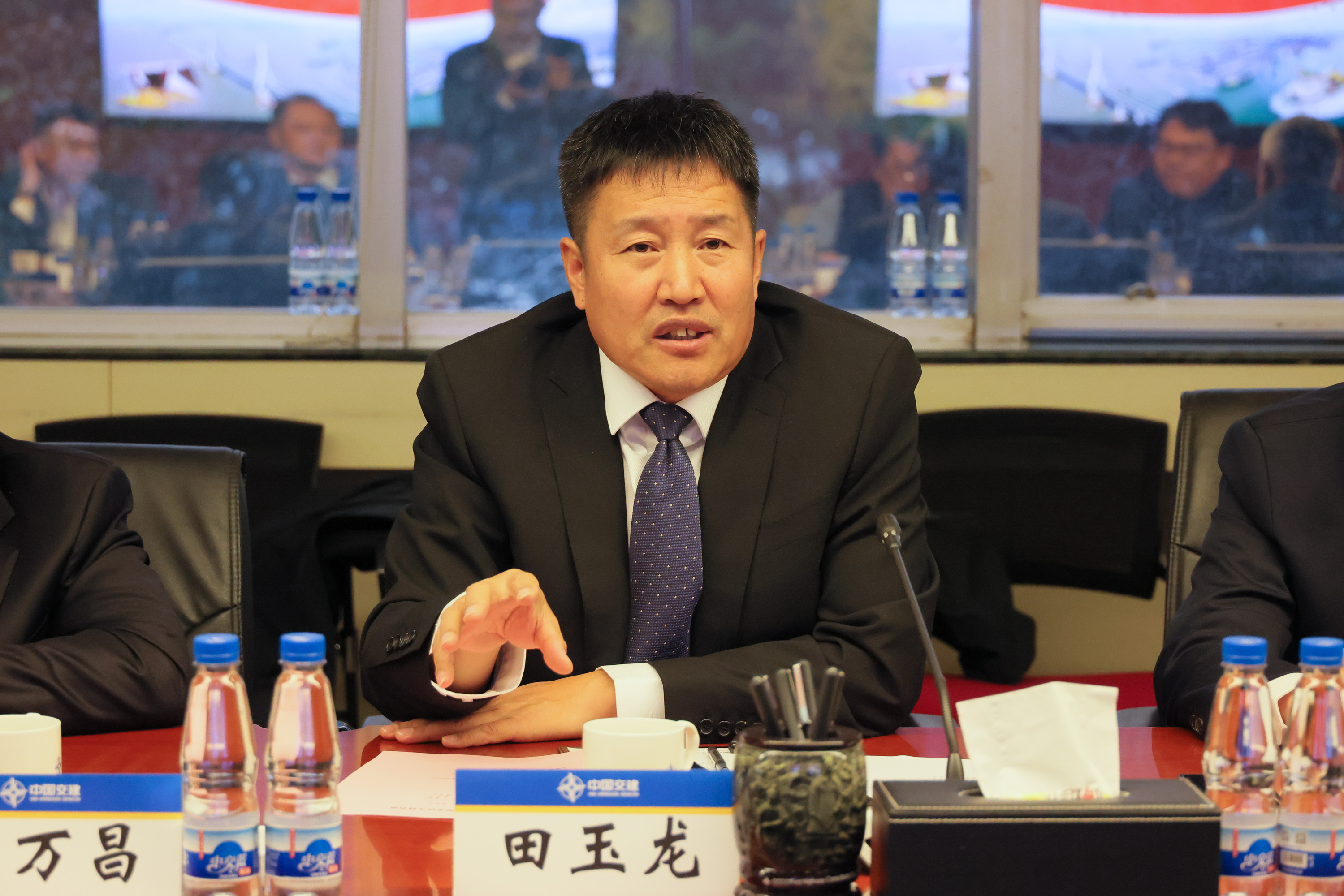 公司党委书记、董事长田玉龙一行赴中交一公院开展座谈交流(图2)