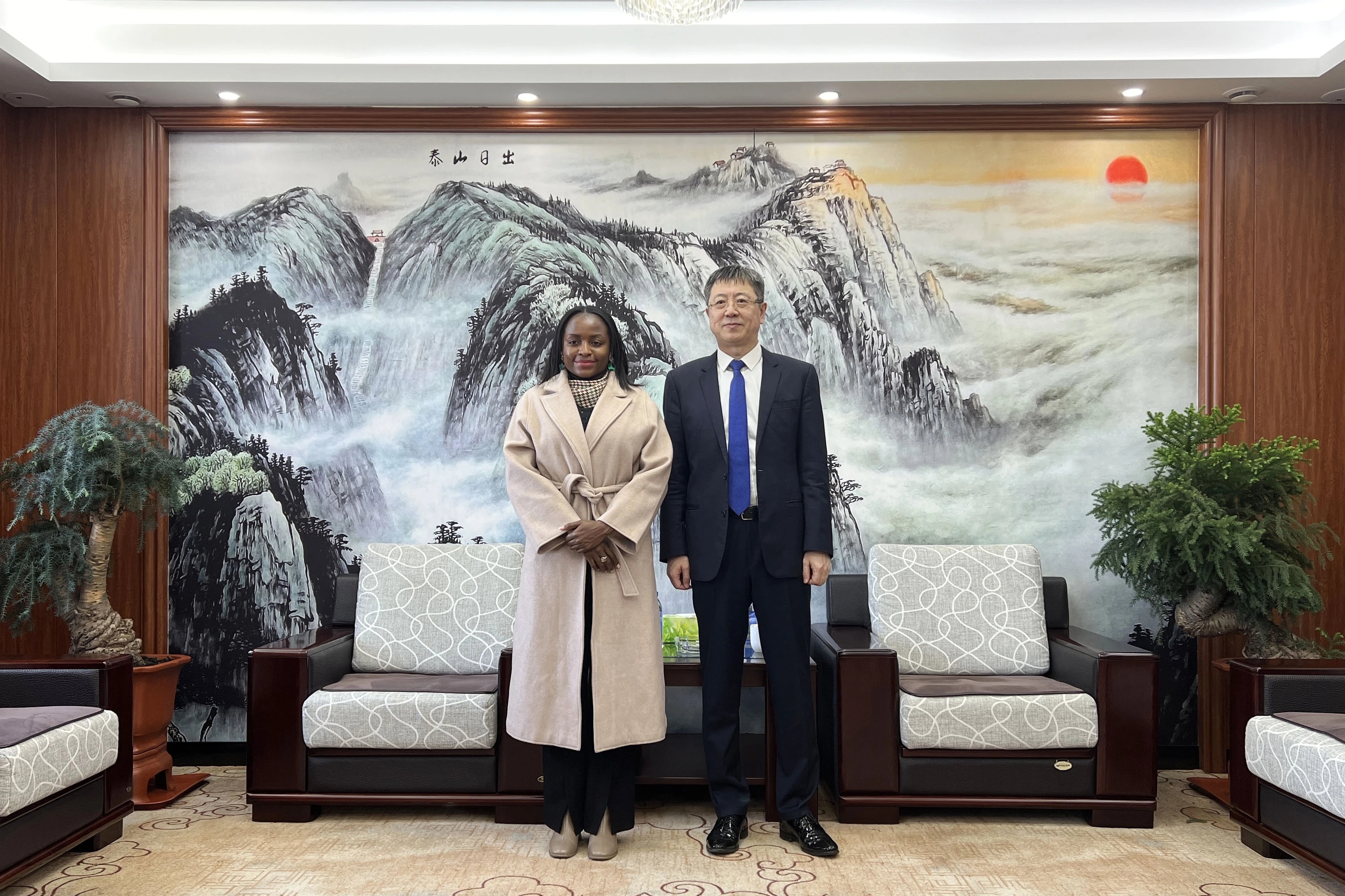 肯尼亚驻华大使一行莅临PA视讯进行座谈交流(图2)