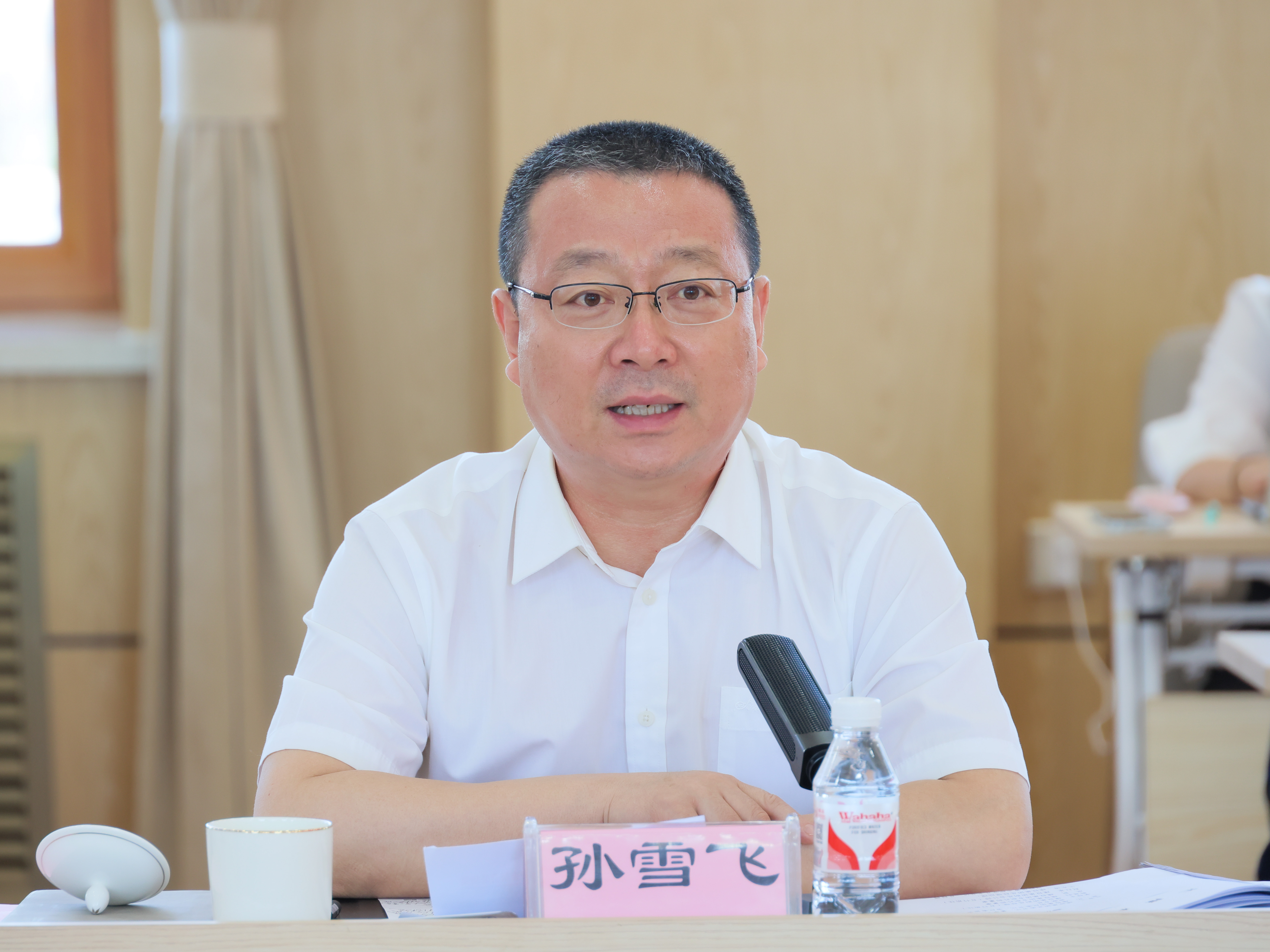 建投集团党委书记、董事长孙雪飞一行到PA视讯调研指导工作(图2)