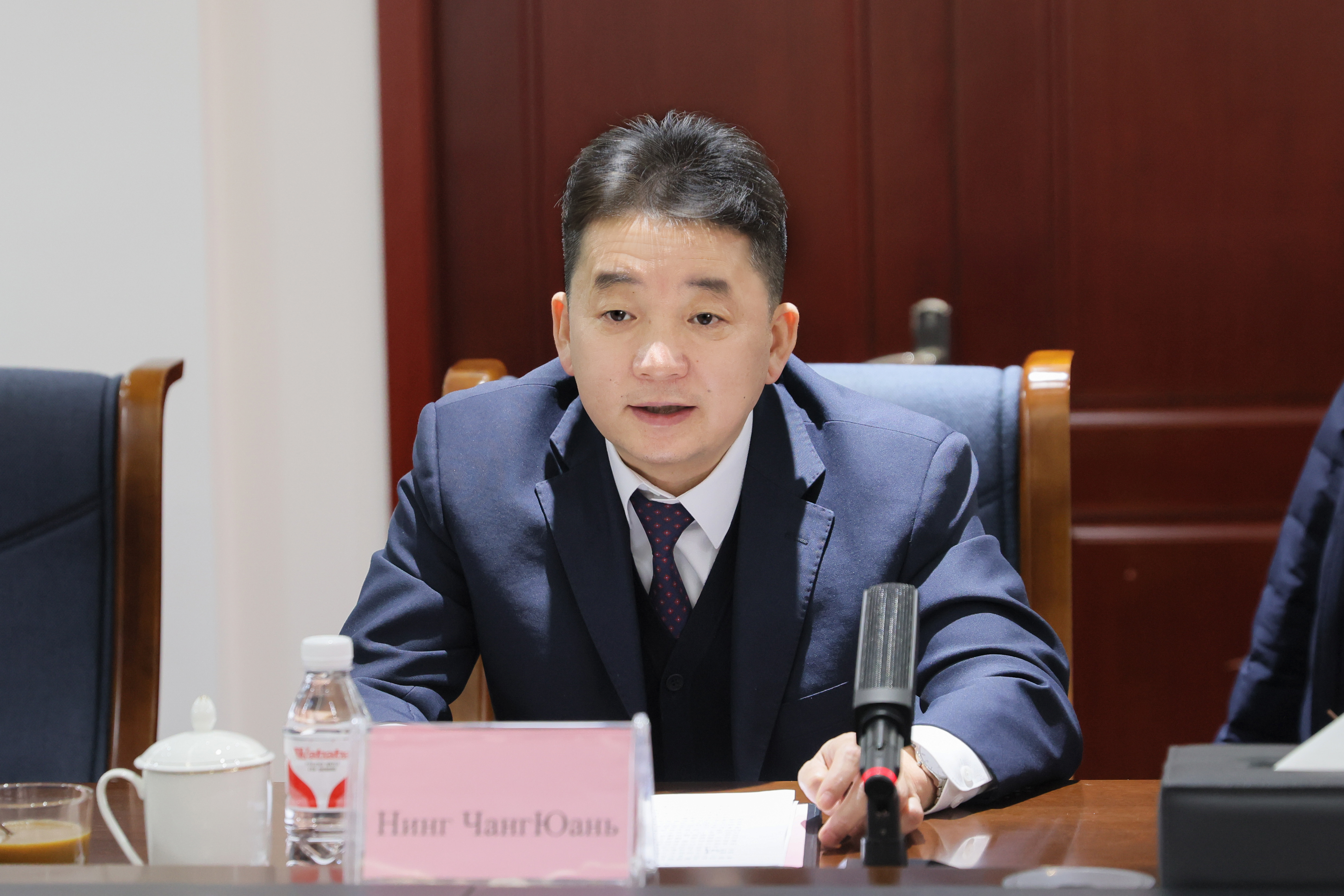 蒙古国财政部部长扎布赫楞在哈与黑龙江省外事办和PA视讯座谈交流(图4)