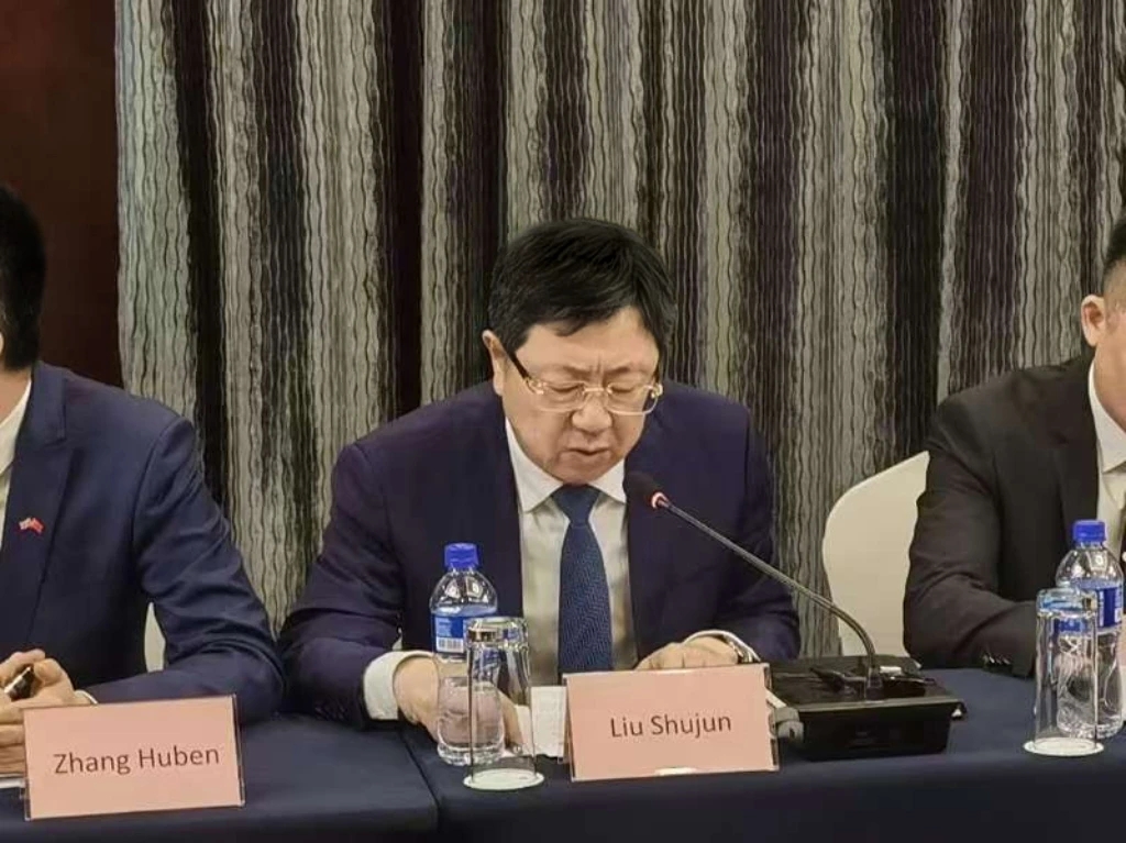 PA视讯在黑龙江省与蒙古国经贸交流座谈会上作推介交流(图1)